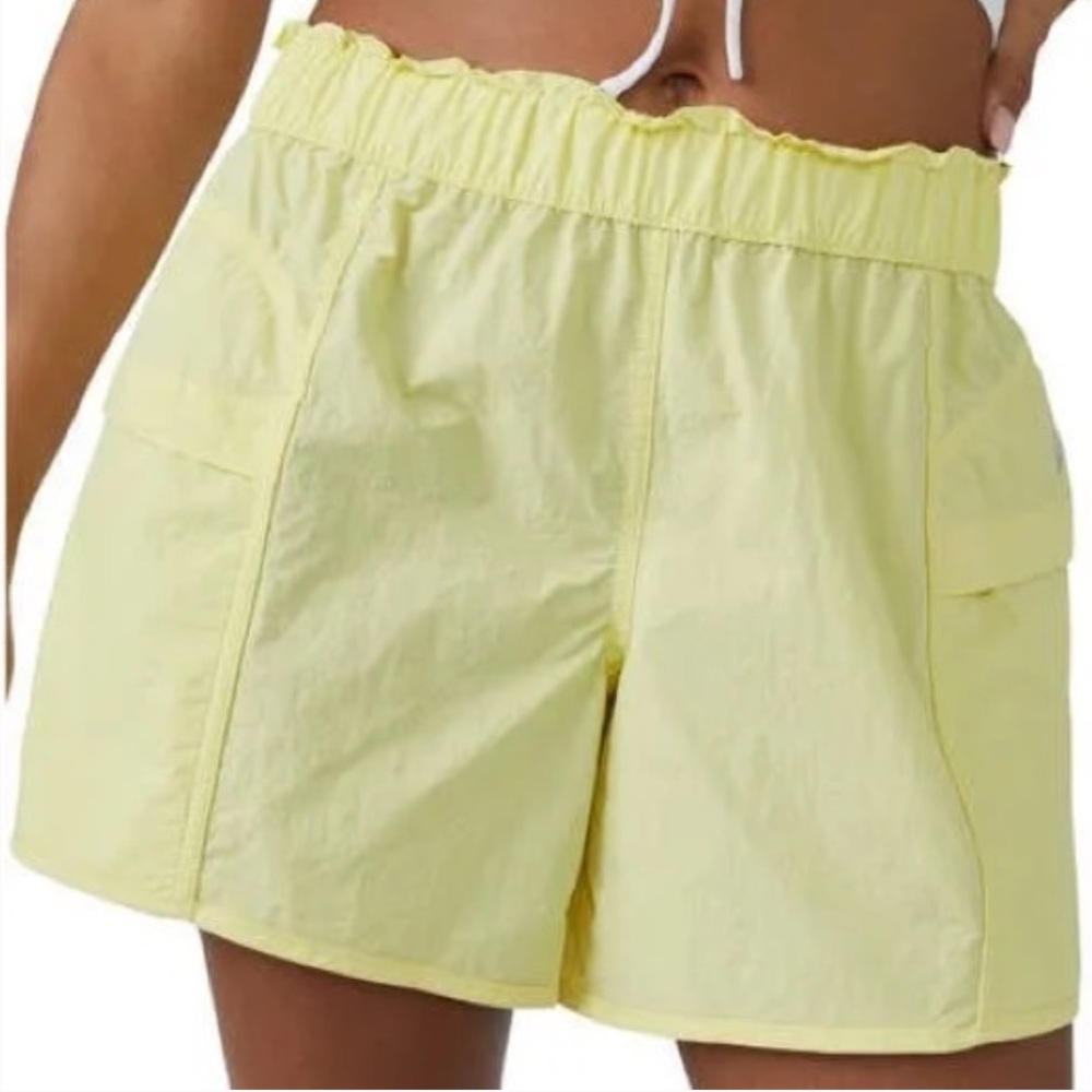 🆕 Free People Movement In the Wild Yellow Shorts